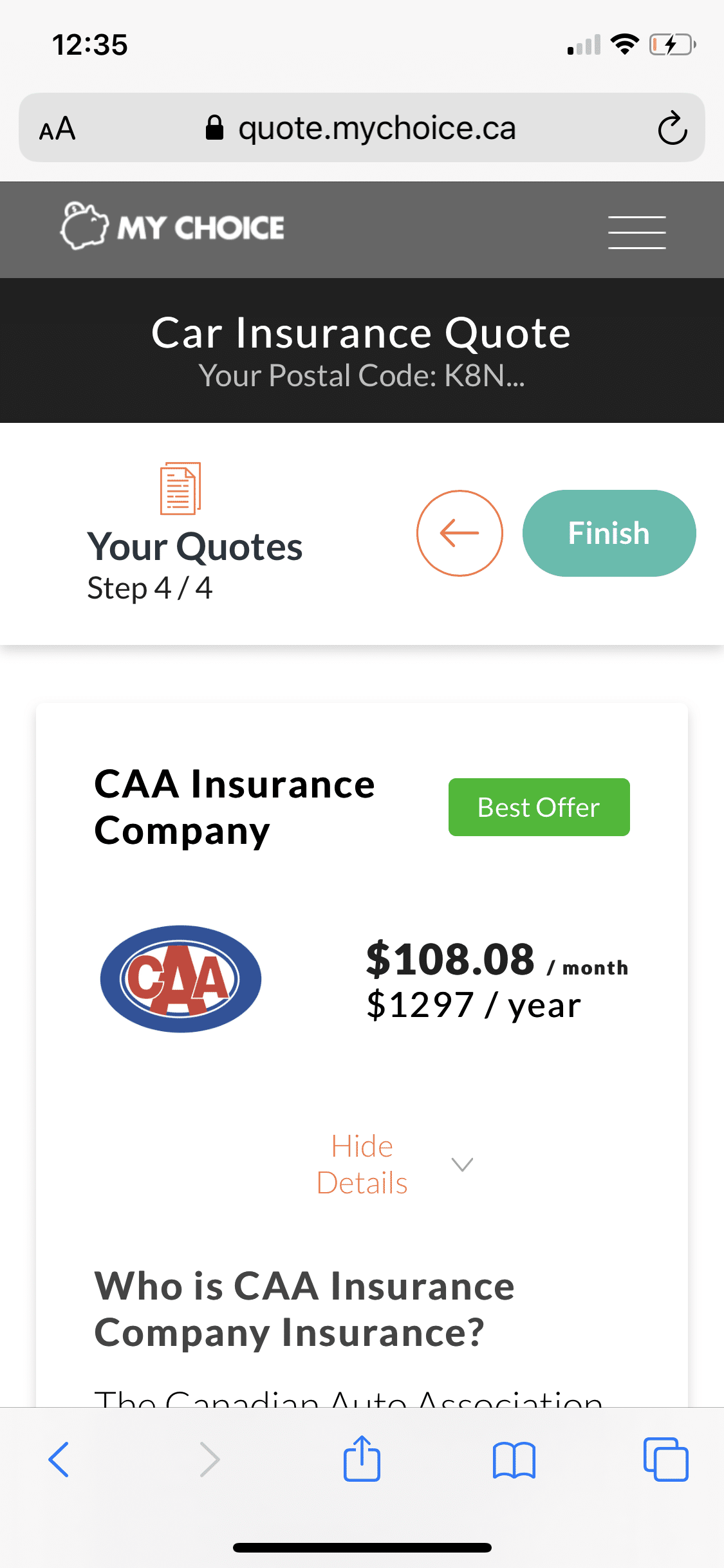 Toronto Car Insurance Calculator - Cheap Quotes Online | My Choice