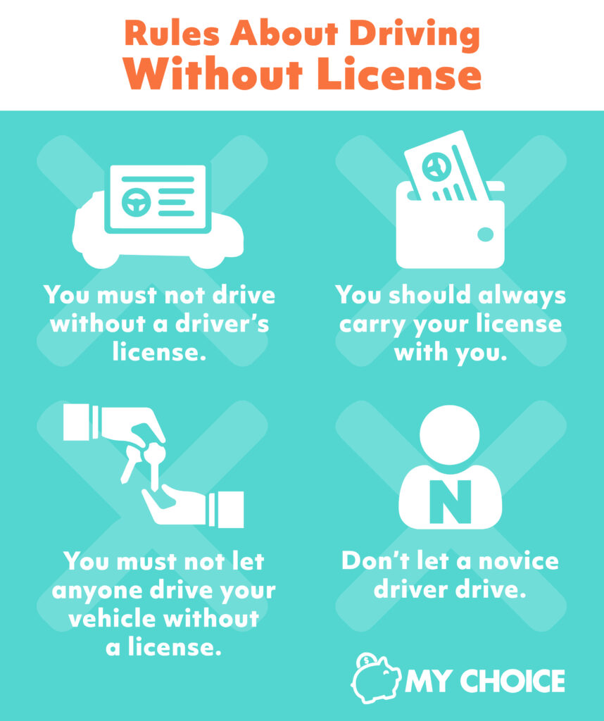 rules about driving without license