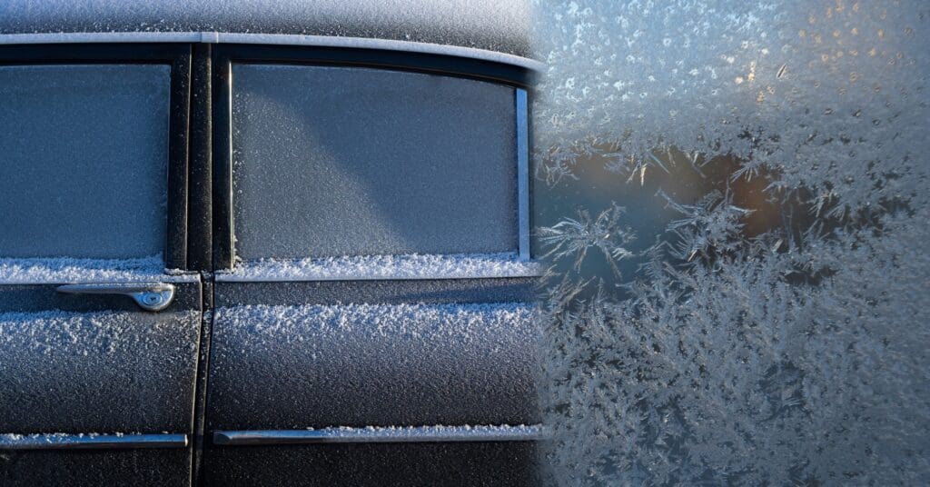 Why is there frost on the inside of my windshield