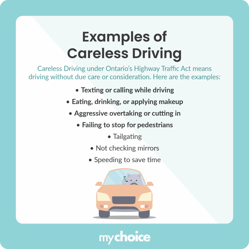 Examples of Careless Driving