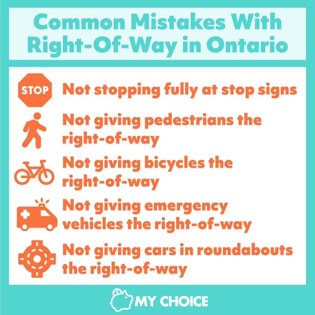 Right-Of-Way Rules in Ontario