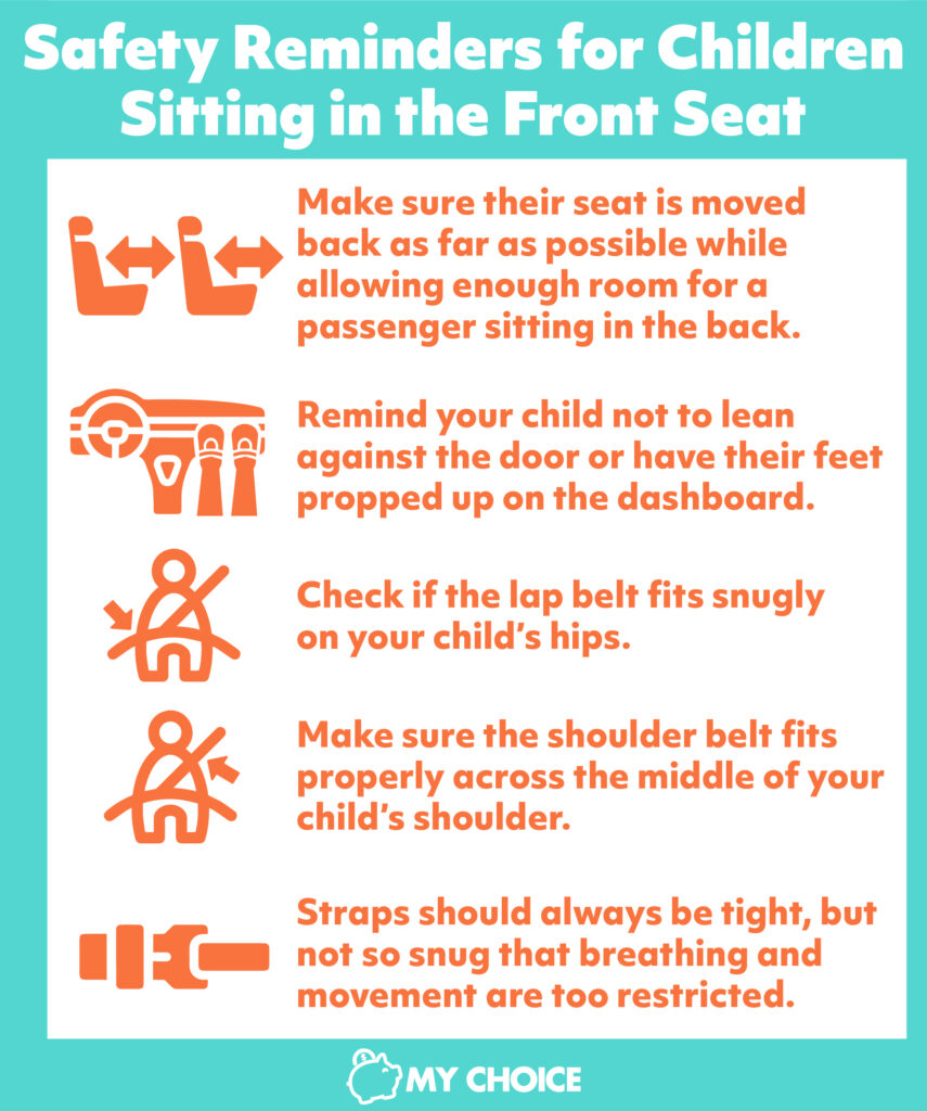 When Can a Child Sit in the Front Seat in Ontario