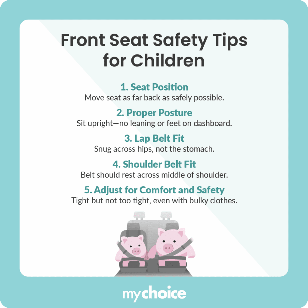 Front Seat Safety Tips for Children