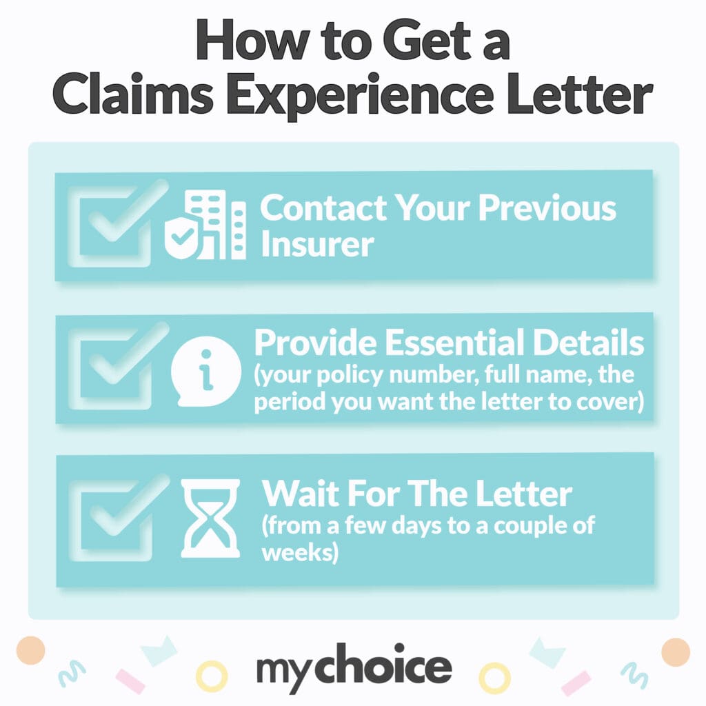 How do I get a letter of experience for insurance?