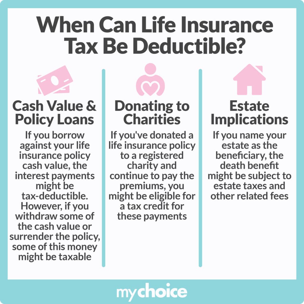 When can life insurance tax be deductible?