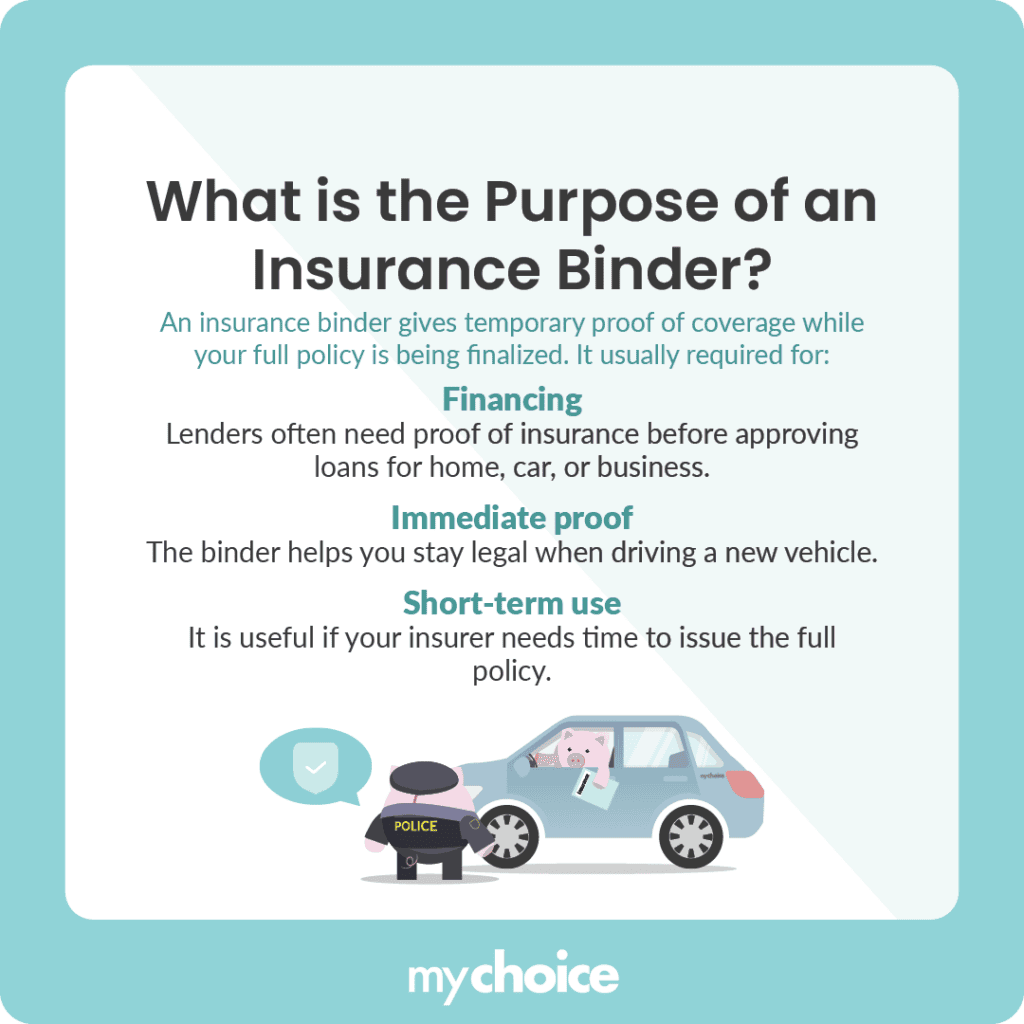What is the Purpose of an Insurance Binder