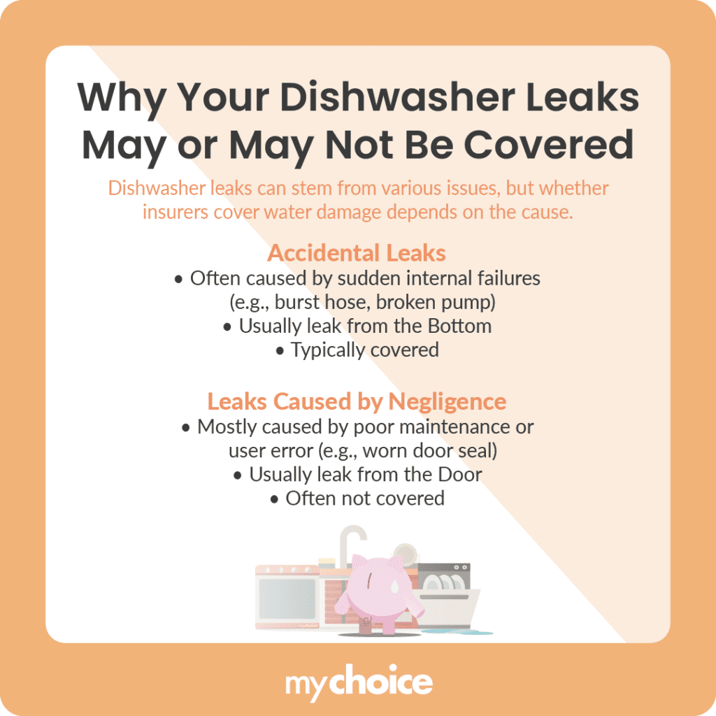 Why Your Dishwasher Leaks May or May Not Be Covered